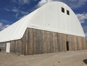 Panoramic of indoor arena Boarding